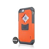 Rokform 302254 Ultra Protective, Rugged  iPhone 6  Case with Reinforced Corners and Proven Safe Magnetic Car Mount - Orange/Black