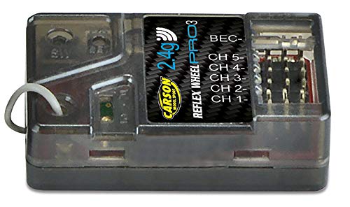 Récepteur Carson Reflex Wheel Pro 3 2.4 GHz 5 canaux pour châssis RC