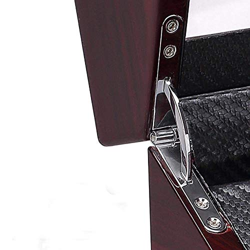Winder automatic 2 montres anti-arrêt avec boîtier de rangement à pile rouge - 4