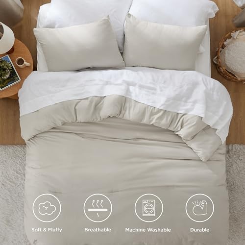 Bedsure COMFORTER SET-COTTON LIKE Queen Size Comforter Sets thumb #3