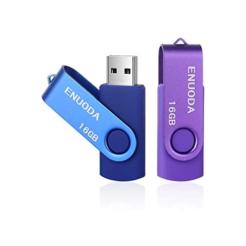 Clé USB ENUODA 16 Go Lot de 2 Cover