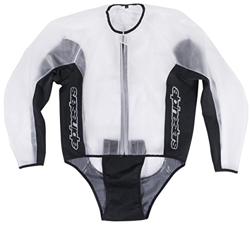 Alpinestars Racing Rain Jacket Motorrad Regenjacken transparent Regenjacke für Herren und Damen Wasserdicht Leichte Windjacke Motorrad Fahrrad Regenmantel Größe 3XL