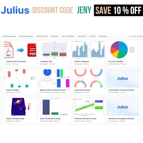 Julius ai Discount Code JENY - 10% off