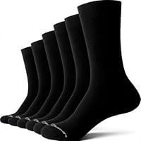 Kit 6 Pares Meias Zhamaro Premium Social Casual Algodão Cano Alto Confortável Clássica Elegante Masculina (BR, Alfa, G, Regular, Regular, Padrão, Todas Pretas)