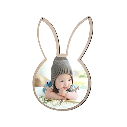 Beatifufu Kid's Room Decor Mirror Rabbit Shape Self-Adhesion Mirror Safe Easy to Install Perfect for Kids