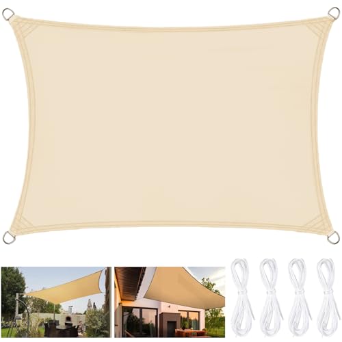 Vela de Sombra de 2x3m Toldo Vela Rectangular