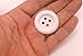 Large Size Arctic White Buttons Pack of 40