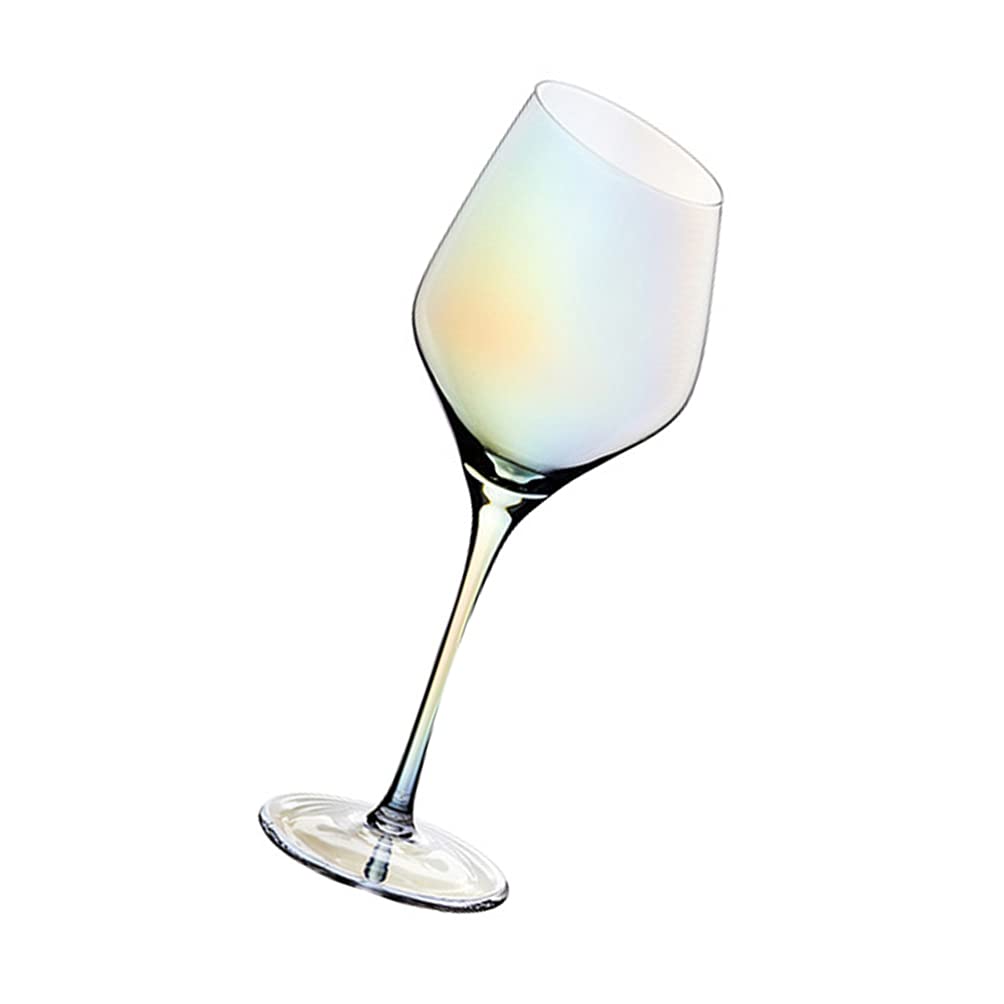 Regenbogen Glas Whisky Wein Glas Becher für Housewarming Hochzeit Geburtstag Feiern (Stil 2)
