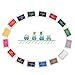 XoreArt Finger Ink Pads for Kids Washable Craft Ink Stamp Pads, 16 Color DIY for Rubber Stamps, Paper, Scrapbooking, Wood Fabric, Best Gift for Kids