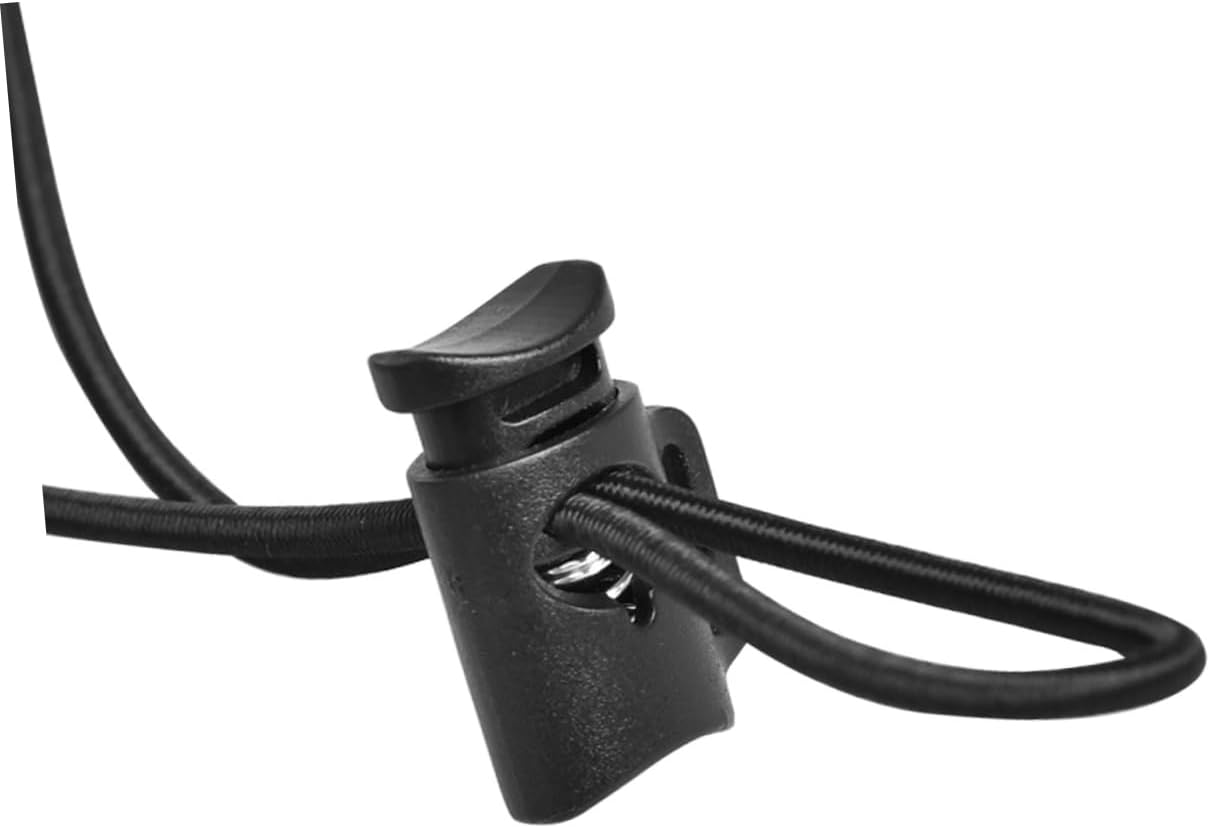 OSALADI 50pcs Spring Cord Locks Toggle Stoppers for Drawstrings Lanyards Backpacks and Clothing Cord Accessories for Outdoor Use