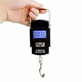 Balança de Mão Digital para mala, bagagem, viagem, pesca. Até 50 Kg, acompanha pilhas. Easy Idea Network