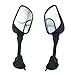 Left & Right Rear View Mirrors Black Rearview Mirror For NINJA ZX6R ZX-6R 05 06 07 08 ZX10R ZX-10R 2004 2005 2006 2007 2008