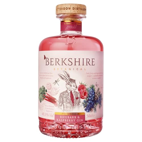 Berkshire Botanical Rhubarb and Raspberry Gin, 50 cl