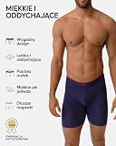 DANISH ENDURANCE Bokserki dla Mężczyzn, 3 lub 6-Pak, Wielokolorowy (2xCzarny/Czerwony, 2xGranatowy, 2xBiały) Extra Long 6-pack, XL