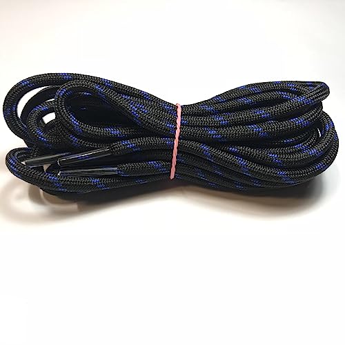 Image of 3 Pairs Heavy Duty Round Boot Laces Shoelaces for Hiking Walking Construction Safety Work Boots Shoes