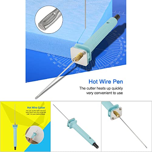Miniatura 9 de Cortador De Espuma Gruesa, Cortador De Espuma Eléctrico Máquina Cortadora De Espuma De Poliestireno Cortador De Espuma Caliente - Kit De Cortador De Pluma Herramienta Grabador Manual 2 Se Calienta