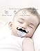 Baby Funny Pacifier Cute Kissable Mustache Pacifier for Babies and Toddlers Unisex - 0-6 Months Baby Orthodontic Mustache Pacifier BPA Free -Pack of 2 Black