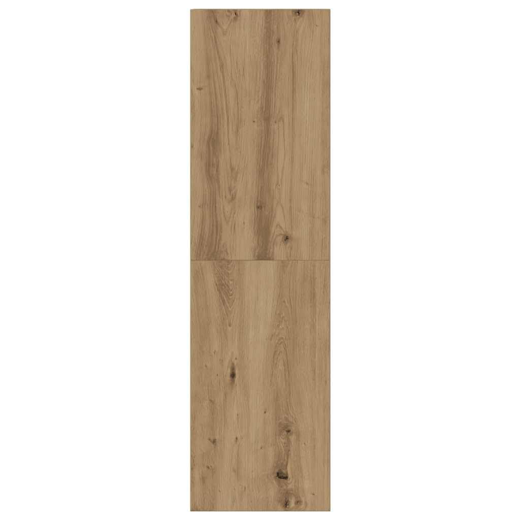 TV-Möbel-Set, 5-teilig, Eiche | Spanplatte, praktische Tür, großer Raum, 30,5 x 30 x 110 cm, 100 x 30 x 30 cm