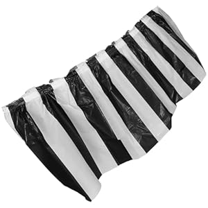 ULTECHNOVO Dekorativer Streifenmuster Tischrock