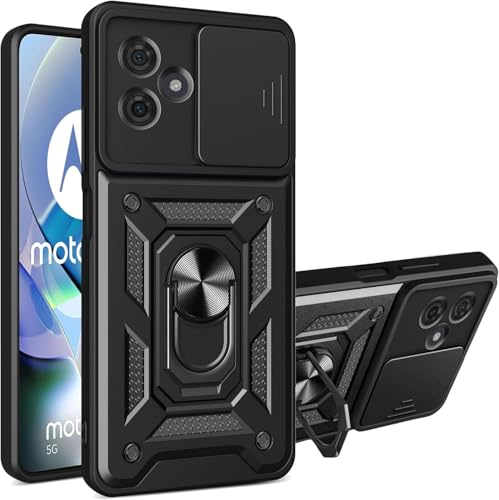 Image of Scalebee Armor Moto G54 5G / G64 5G Back Cover Case, Black