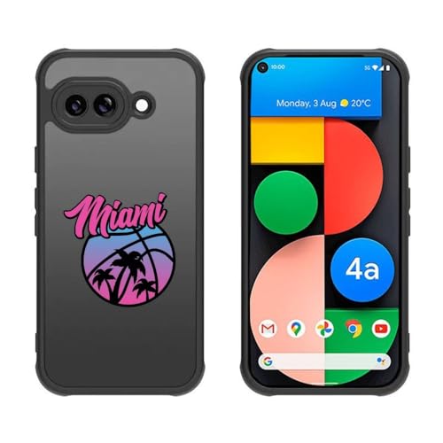 マイアミ ヒート Google Pixel 7A/8A/9A ケース スマホケース 携帯カバー レンズ保護 電話カバー 互換性のある 兼用性 手触りが良い 軽量 薄型 防塵 滑り止め 指紋防止 耐衝撃 全面保護 脱着簡単