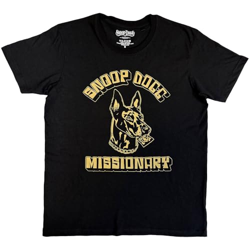 Rock Off officially licensed products Snoop Dogg Doberman T Shirt Size XL