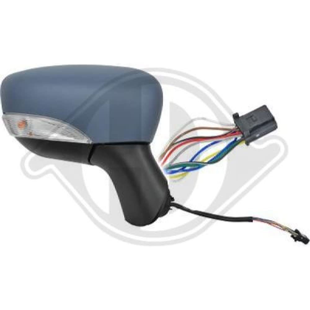 DIEDERICHS 4406226 Espejo retrovisor para ajuste elect. espejo convexo calefactable con sensor de temperatura abatible eléctricamente derecha Compatible con RENAULT Captur J5, H5