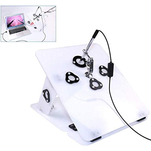 WLKQ Laparoscopic Trainer Simulator,with Training Box+HD Camera+Imstruments+Modules for Medical Teaching Equipment for Doctor Medical Students Nurse