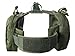 ZEUS URBAN Tactical Dog Backpack Harness – Large, Army Green, 2 Ample Side Pockets | Water Resistant Saddle Bags for Hiking & Camping, Sturdy Vest Fits Medium & Large Dogs