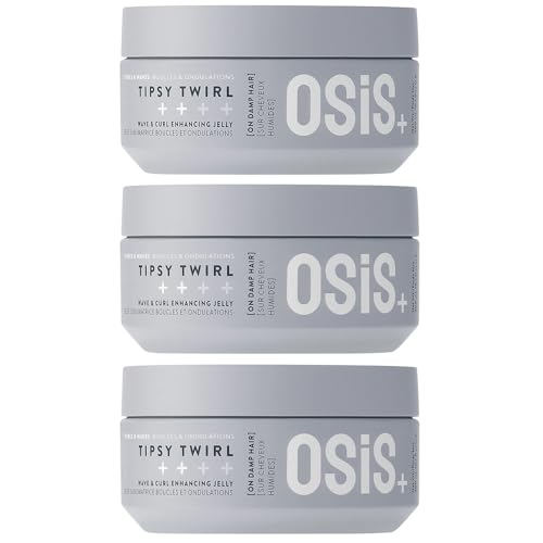 Gelée OSiS Tipsy Twirl Schwarzkopf Professional pour boucles définies et volumineuses - 3x300ml