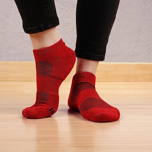 Image of Women's Rayon from Bamboo Fiber Ultra Breathable Superior Wicking Athletic Ankle Sports Socks