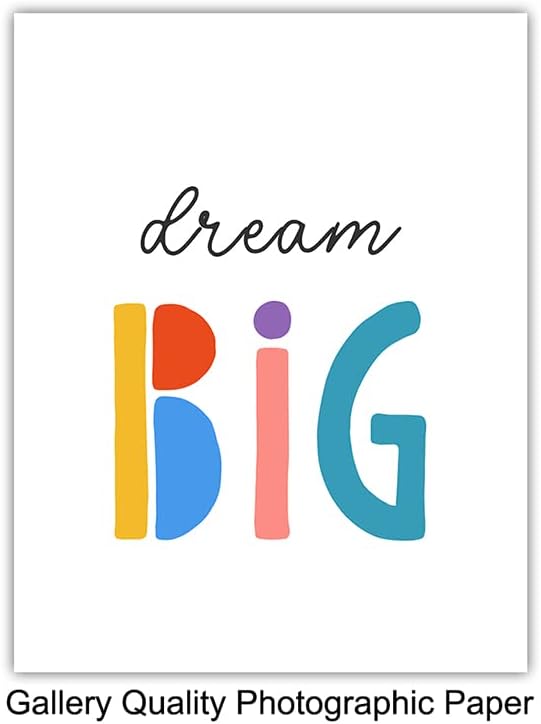 Inspirational Quotes For Kids LARGE 11x14 - Nursery Wall Art - positive affirmation - Kids Room Decorations - Baby Nursery Decor - Motivational poster - Classrom Wall Decor - Family Signs Room Poster
