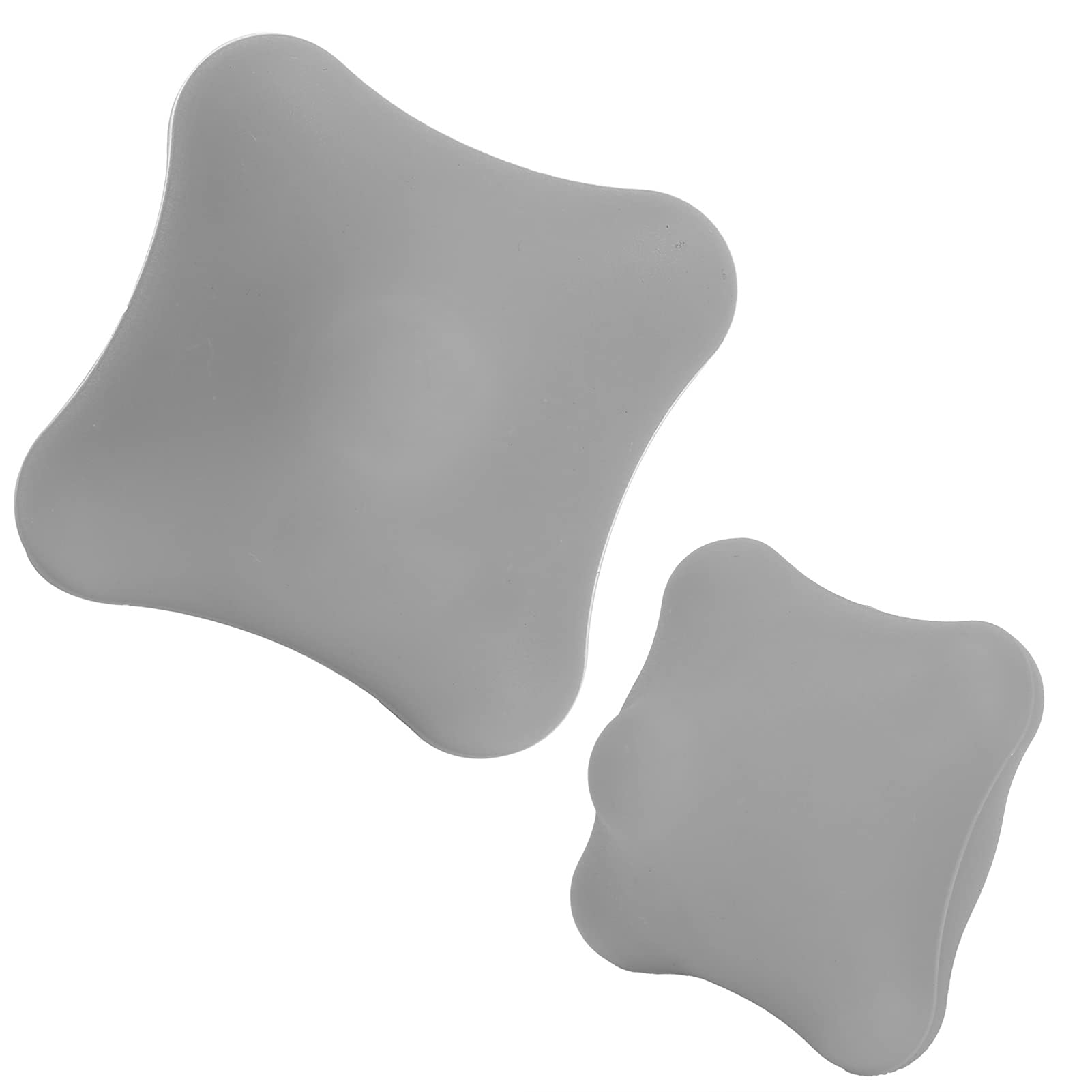 Pelota de Masaje, Práctica Pelota de Ejercicio Fascia Resistente Al Desgaste con Material de Silicona de Calidad Alimentaria para Relajar los Músculos(Gris)