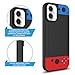 for iPhone 17 Phone Case,3D Cute Fun Video Game Design+Snap-On+Wireless Charging+Anti-Slip+Full Body Protection Camera Protection Cover for Man Women Teen Blue Red Black for iPhone 17
