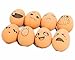 SFamily 16pcs Artificial Lifelike Durable Plastic Chicken Duck Bird Goose Eggs Fake Food Props for Home Kitchen Christmas Easter Farm Party Basket Decor