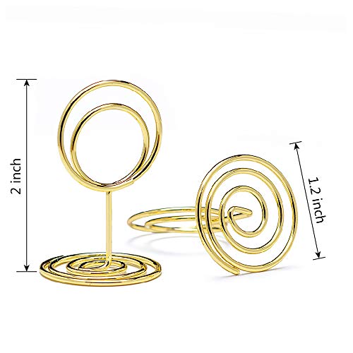 image for Jofefe 20pcs Mini Place Card Holders, Cute Table Number Holders, Class