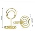 Jofefe 20pcs Mini Place Card Holders, Cute Table Number Holders, Small Size Table Card Holder Tables Number Stands, Wire Photo Holders Picture Menu Clips for Wedding centerpieces, Anniversary Party (Gold)