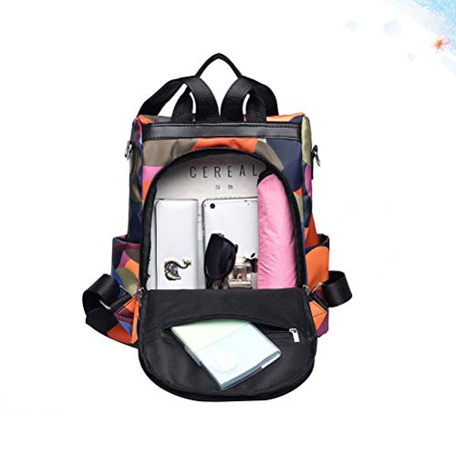 Mochila Oxford de tecido à prova d'água, estampa moderna, camuflada, bolsa de viagem, mochila escol