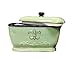 Tuscany Fleur De Lis Bread Box/Toast Jar Color: Green