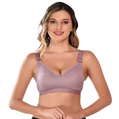 Image of Viral Girl Women's Wire-Free Cotton Hosiery Bra | Non-Padded, Full Coverage, Adjustable Straps | Soft Comfortable Innerwear with Hook & Eye Closure for Everyday Use