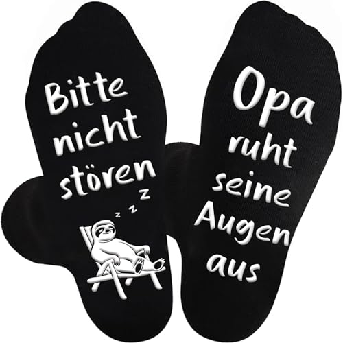 BOYATONG Lustige Socken Opa Geschenk, Geschenke für Männer Geburtstag Weihnachten Vatertag, Geschenke für Opa von Enkel Enkelin