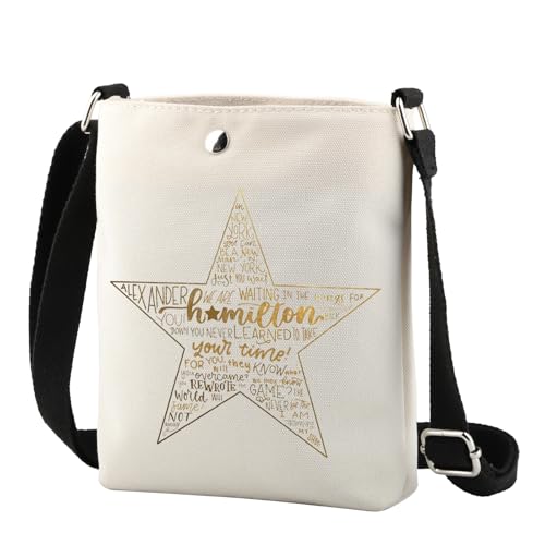 TSOTMO Musical Lover Gift Musical Theatre Crossbody Bag Musical Inspired Bag Gift Mom Sister