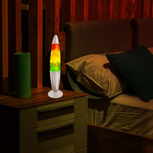 Image of 13 Inch Large Magma Lamp with Motion Sensor - Multicolor Decorative Liquid Lamp with Magnetic Hold and USB Chagring - Relaxing Lamp for Kitchen, Cabinets, Bedsides etc