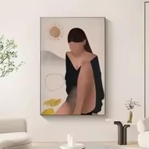 Toile femme à la mode affiches et peintures déco 50x70 cm