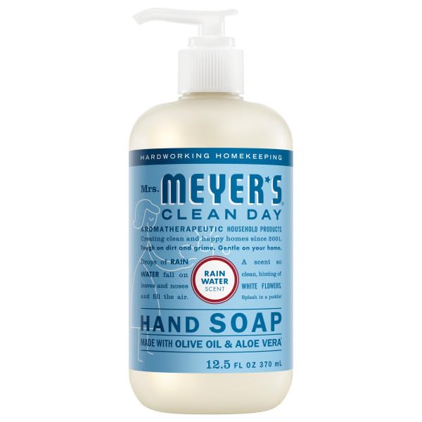 Image of Mrs. MEYER'S Clean Day Liquid Hand Soap 4 Pack Variety 12.5 Fl Oz Each, 1 CT (Honeycomb + Rainwater + Oat Blossom + Plumberry)