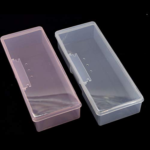 FOMIYES 4Pcs Plastic Storage Containers Clear Storage Box Nail Art Pens Nail Brush Container Case Transparent Personal Nail Box for Beads Jewelry Crafts Item - Image 4