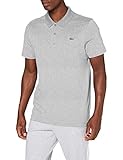 Sportlich Lacoste Sport Herren Dh2881 Polohemd, Chinesisches Silber/Chinesisches Silber, L