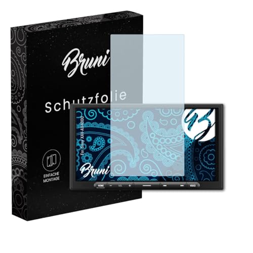 Bruni Screen Protector compatible with Sony XAV-AX4000 Protector Film, crystal clear Protective Film (2X)