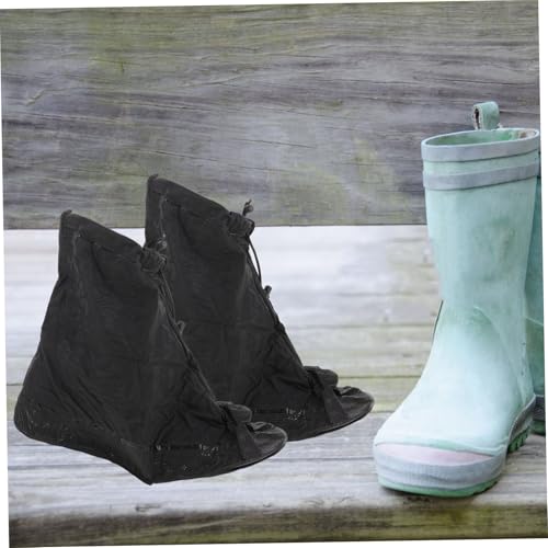 Cubiertas para zapatos impermeables SOLUSTRE para adultos, antideslizantes con cremallera, ligeras y fáciles de transportar para días lluviosos y actividades al aire libre, talla XXL miniatura 5