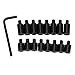 Diydeg Lathe Flat, 4Pcs 8in Wood Lathe Chuck Woodturning Tools Chuck with 16pcs Taper Plug Screws for Ordinary Lathes, Grinders, Milling Machines, Drilling Machines